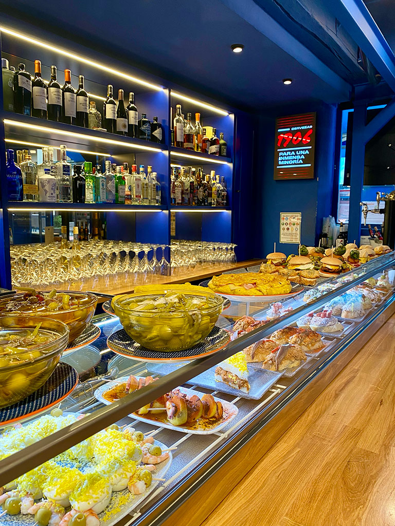 Barra de pintxos